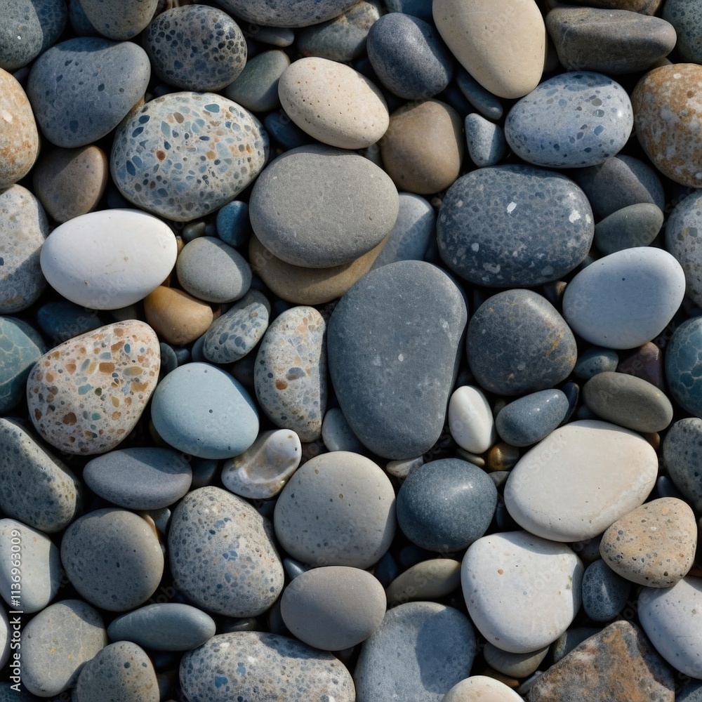 Multicolored polished sea pebbles Multicolored polished sea pebbles
