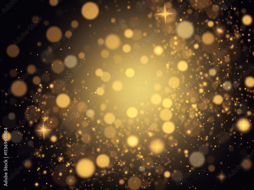 Sparkling gold glitter particles on a vector background, glowing, glitter, texture Sparkling gold glitter particles on a vector background, glowing, glitter, texture