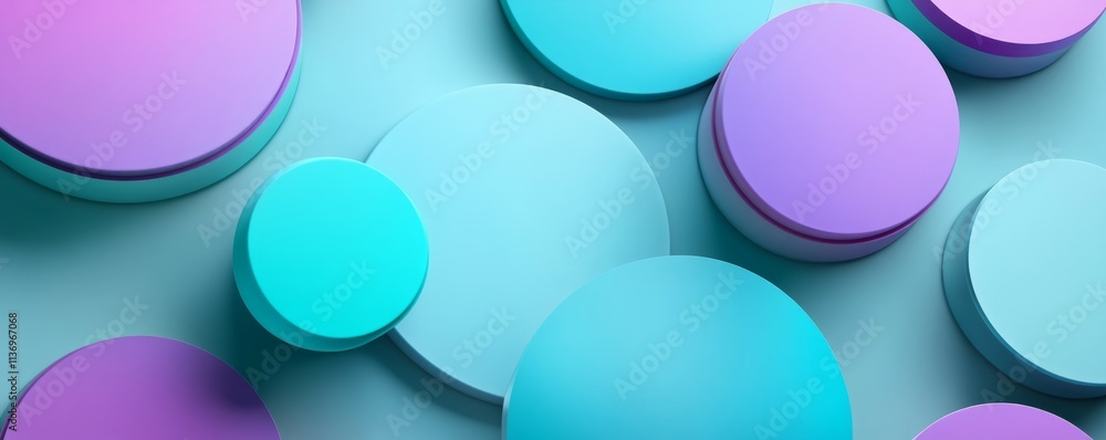 Turquoise and Purple Shapes form a Futuristic abstract background. . Turquoise and Purple Shapes form a Futuristic abstract background. .