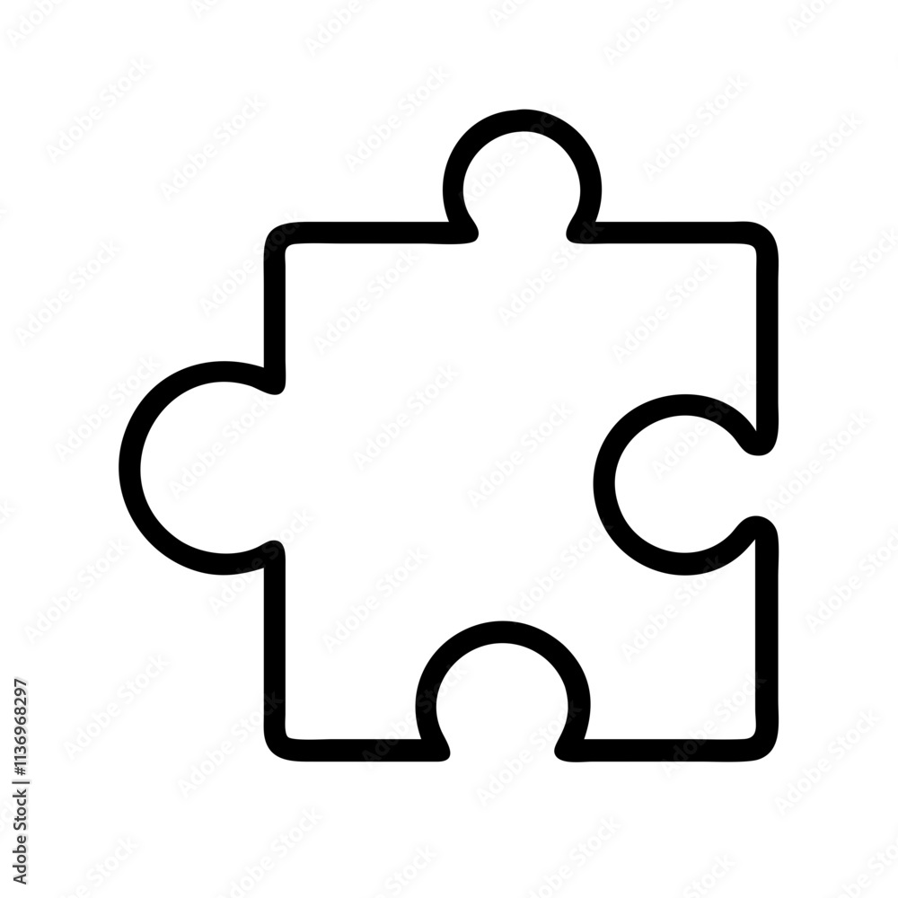 puzzle piece icon, video games day line art, video games icon - simple black line art icon of puzzle piece, for video games day celebrations. games day vector art. puzzle piece icon, video games day line art, video games icon - simple black line art icon of puzzle piece, for video games day celebrations. games day vector art.