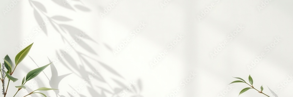 An open magazine mockup with shadows of plants casting on a customizable background, empty, customizable, plant shadows An open magazine mockup with shadows of plants casting on a customizable background, empty, customizable, plant shadows