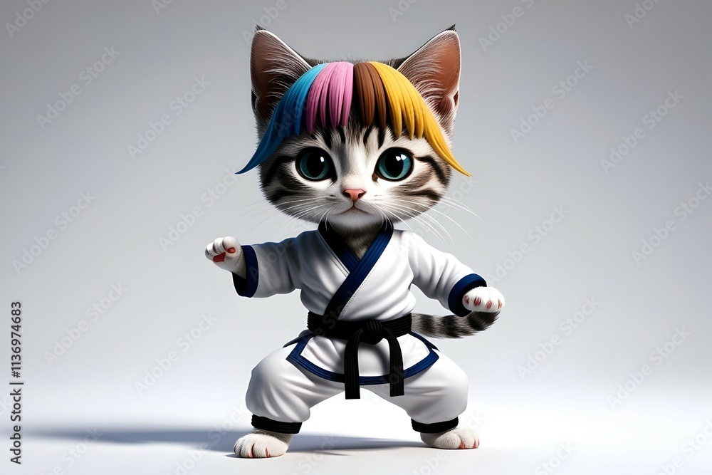 dynamic and cheerful kitten in a sporty style for playful brand campaigns dynamic and cheerful kitten in a sporty style for playful brand campaigns