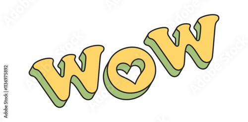 Wow surprised exclamation comic phrase