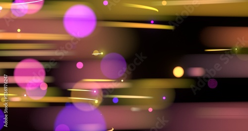 A dynamic swirl of vibrant ...