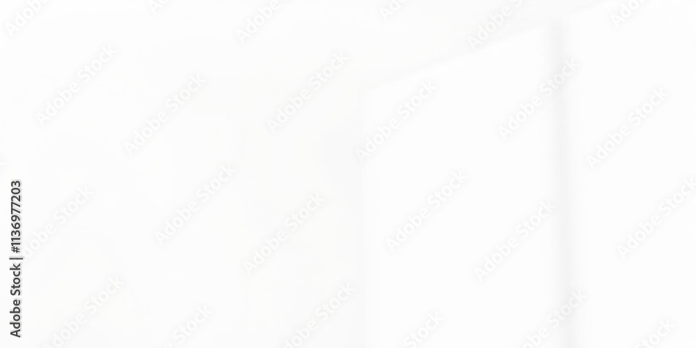 Realistic shadow effect on a blank white wall for design projects, effect, blank, space Realistic shadow effect on a blank white wall for design projects, effect, blank, space