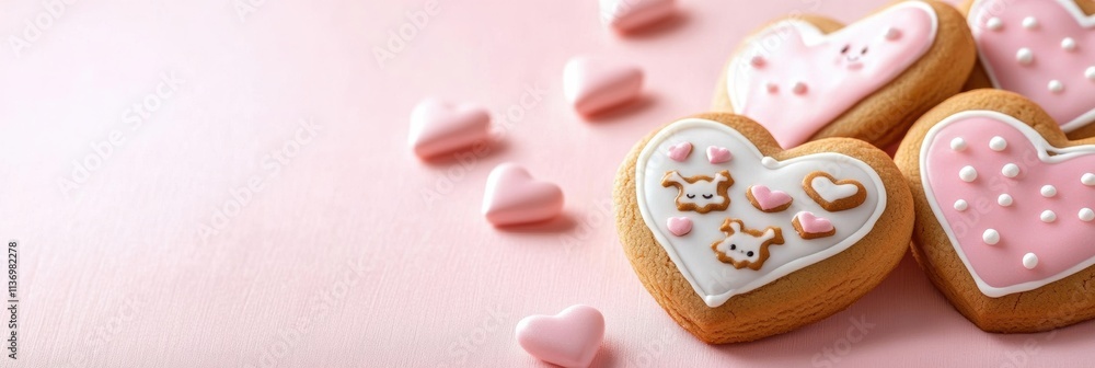 These heartshaped cookies add joy and sweetness to any occasion, making them a special treat perfect for a memorable Valentines Day filled with love, happiness, and cherished moments These heartshaped cookies add joy and sweetness to any occasion, making them a special treat perfect for a memorable Valentines Day filled with love, happiness, and cherished moments