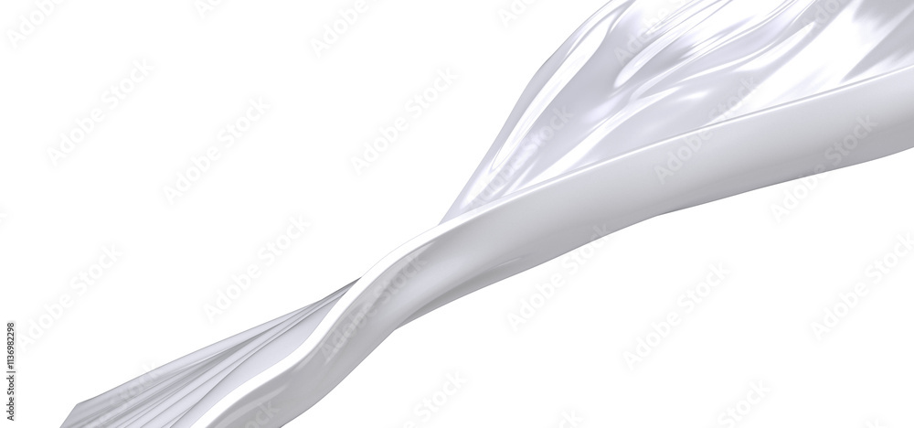 Abstract image featuring a white fabric with soft folds and drapes creating a flowing, smooth texture. Abstract image featuring a white fabric with soft folds and drapes creating a flowing, smooth texture.