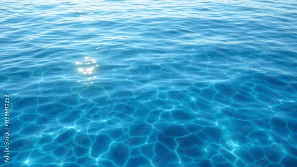 Crystal clear water ripples reflecting the colors of the sky and surrounding nature, tranquil, crystal Crystal clear water ripples reflecting the colors of the sky and surrounding nature, tranquil, crystal