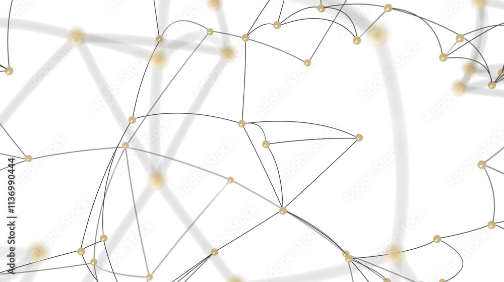 Abstract Network Connection Concept Abstract Network Connection Concept