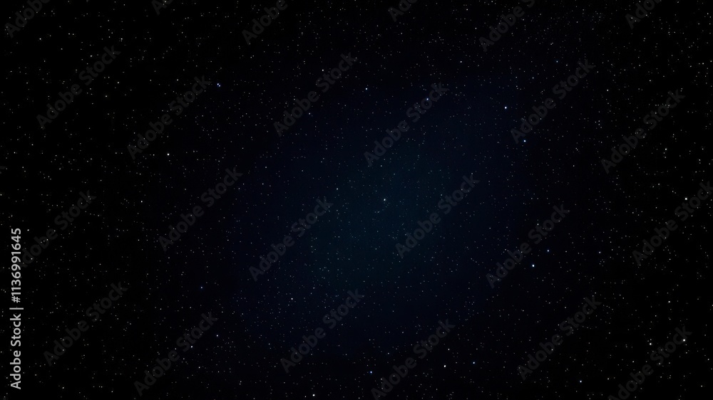 Night sky filled with twinkling stars against black backdrop, space, night time Night sky filled with twinkling stars against black backdrop, space, night time