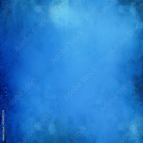 Blue vintage background texture, blue pattern - AI generated image