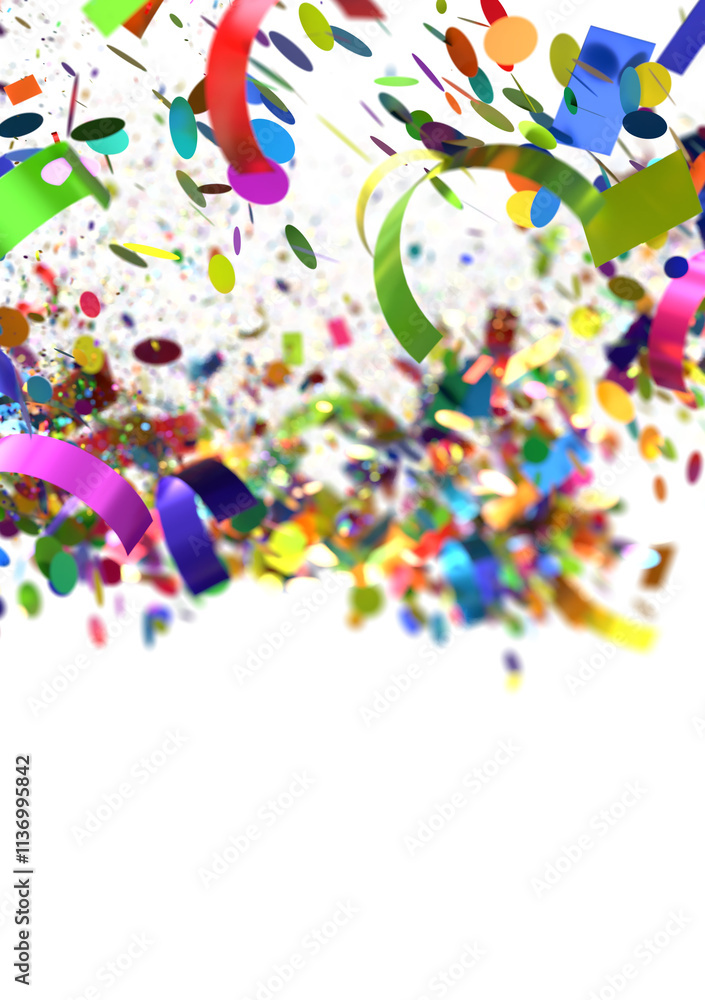 Fototapeta premium Celebration Confetti