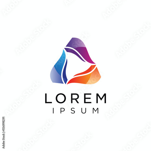 Abstract Triangle Inspiration Design Vector