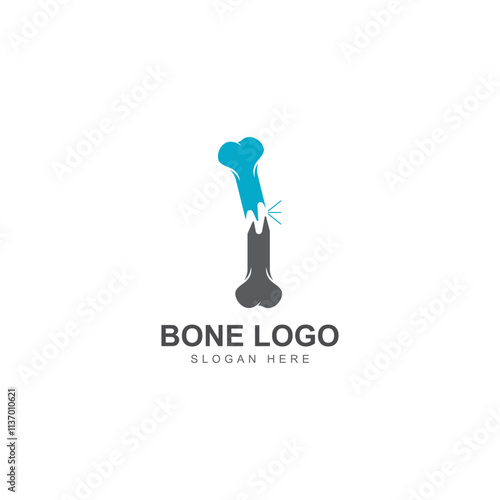 bone logo icon vector design