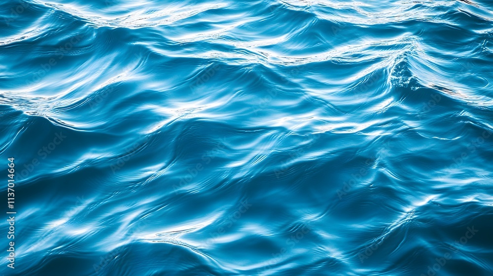 Abstract Blue Water Surface Texture Ocean Waves Abstract Blue Water Surface Texture Ocean Waves