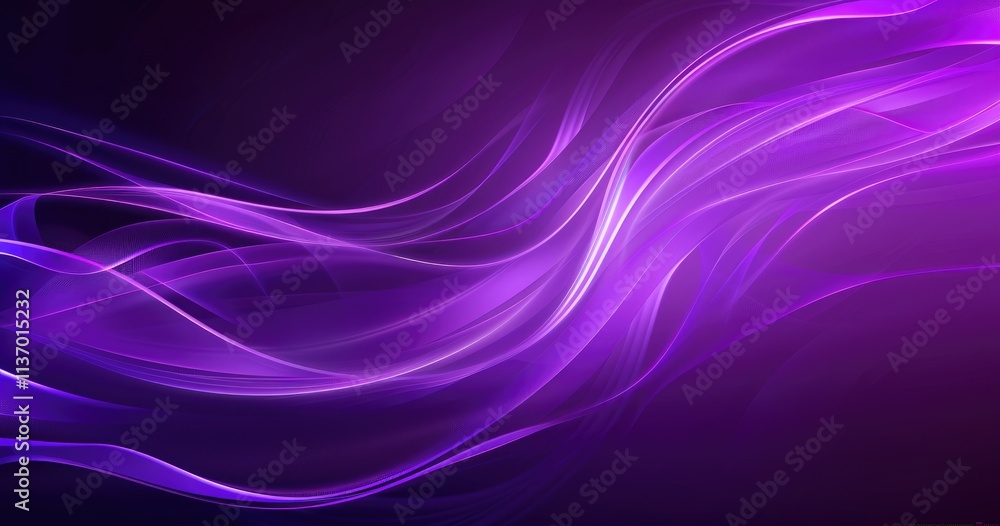 Abstract purple waves with smooth gradients creating a dynamic visual effect. Abstract purple waves with smooth gradients creating a dynamic visual effect.