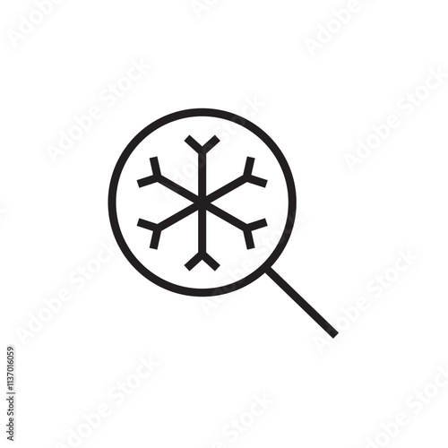 search find cooling icon vector eps outline