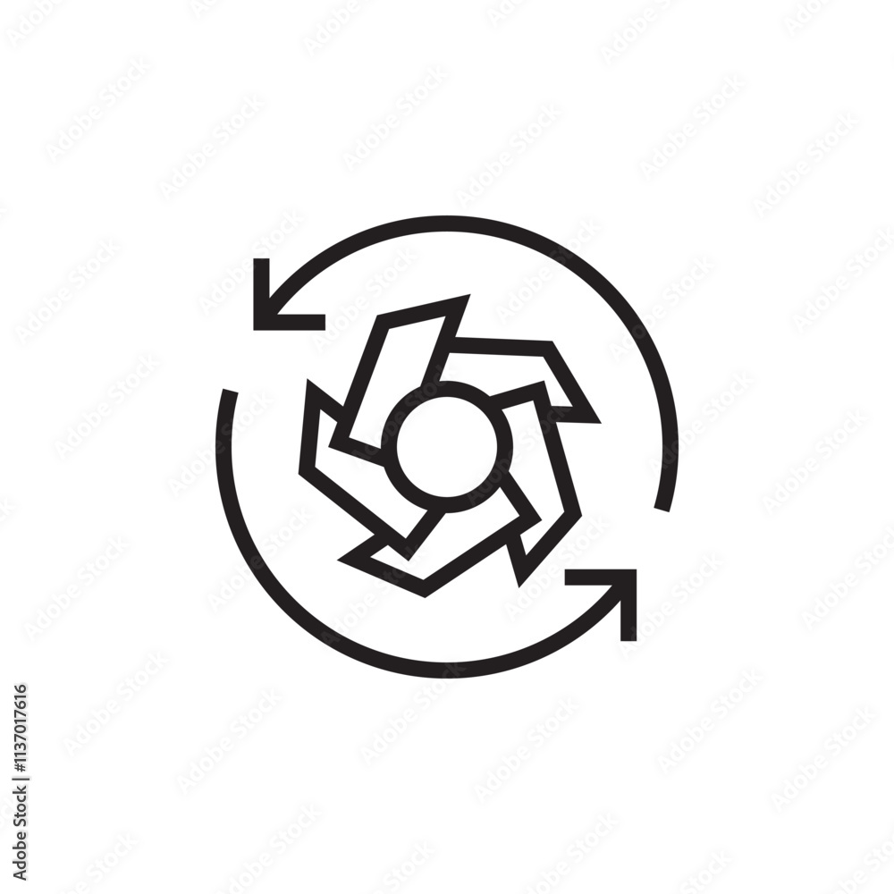 fan propeller machine turbine pulsator speed icon vector editable stroke eps fan propeller machine turbine pulsator speed icon vector editable stroke eps