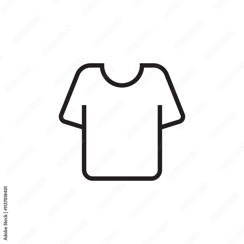 t shirt icon outline stroke vector editable eps t shirt icon outline stroke vector editable eps