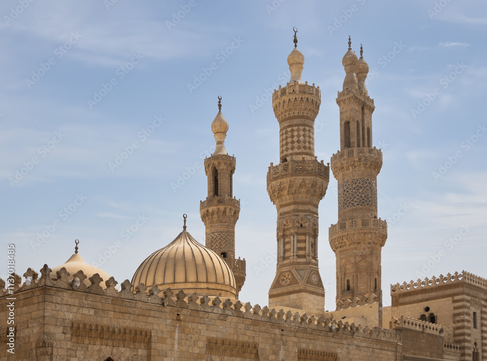 Obraz premium the Al-Azhar Mosque in Cairo, Egypt.