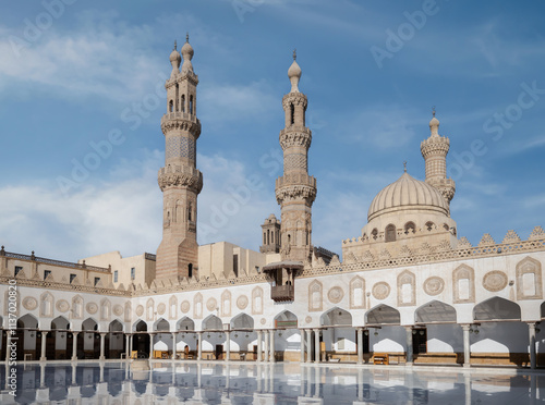 the Al-Azhar Mosque in Cairo, Egypt.