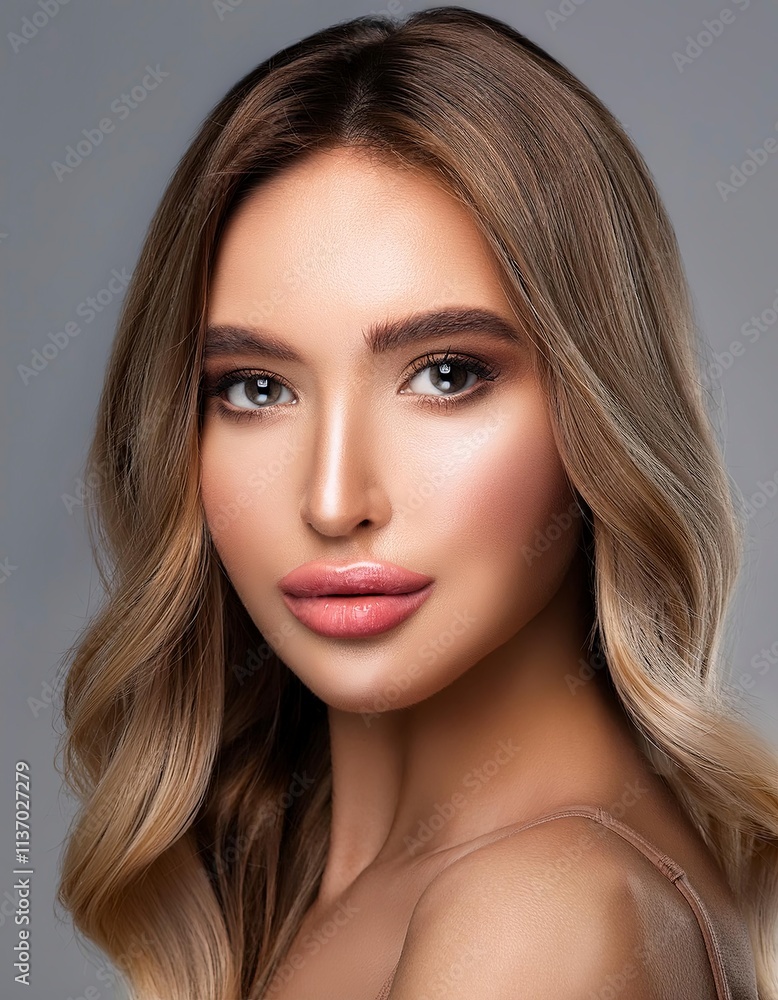 Fototapeta premium Portrait of a young girl