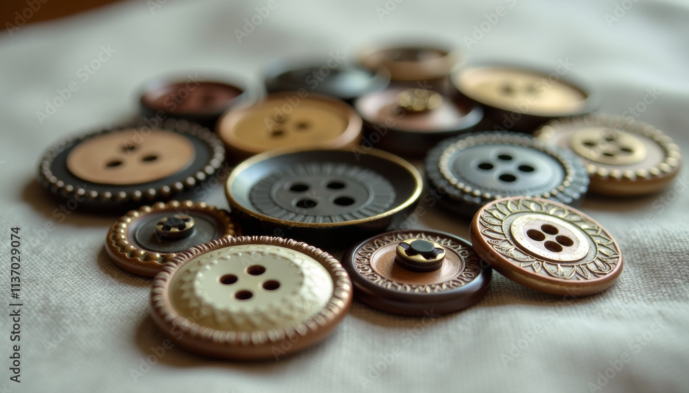 Assortment of Exquisite Buttons for Crafting Assortment of Exquisite Buttons for Crafting