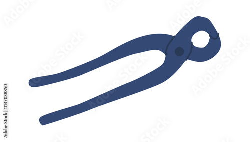 Vise shoes tailoring tool vector illustration