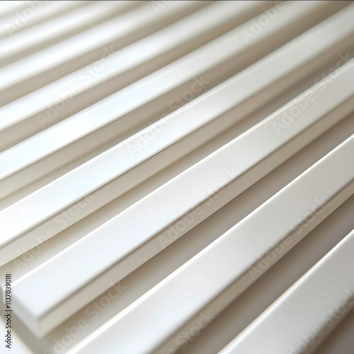 white plastic slats group photo