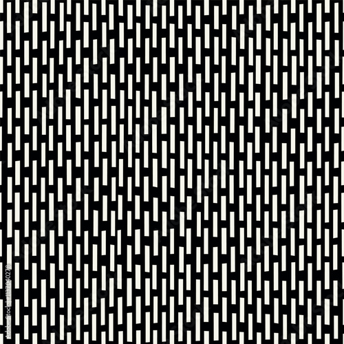 Vector seamless pattern. Distorted abstract texture. Bricks  monochrome background. Contemporary digital simple hand drawn art. Can be used as swatch for illustrator.