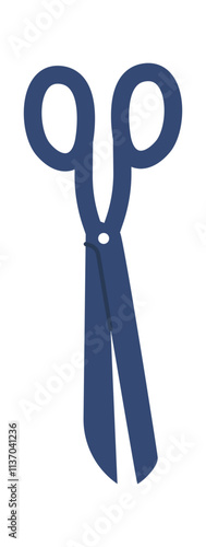 Scissors shoemaker tool vector illustration