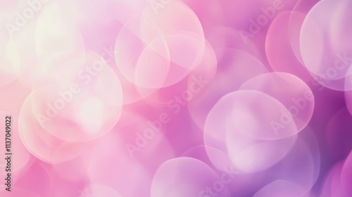 Abstract Pink and White Bokeh