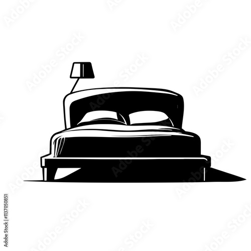 Hotel Accommodation Icon Illustration