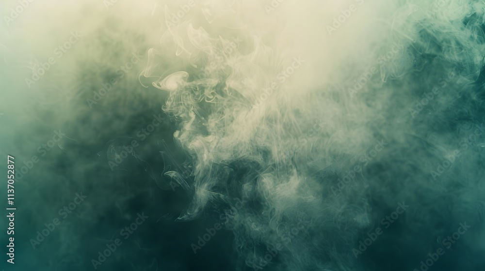 Abstract Green Smoke Swirls Background Image Abstract Green Smoke Swirls Background Image