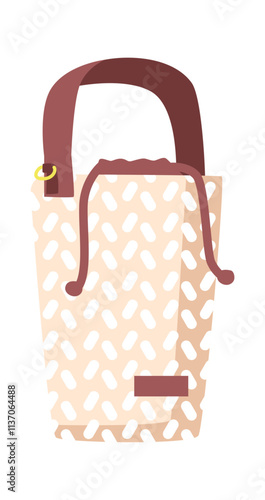 Creative female bag vector illustration