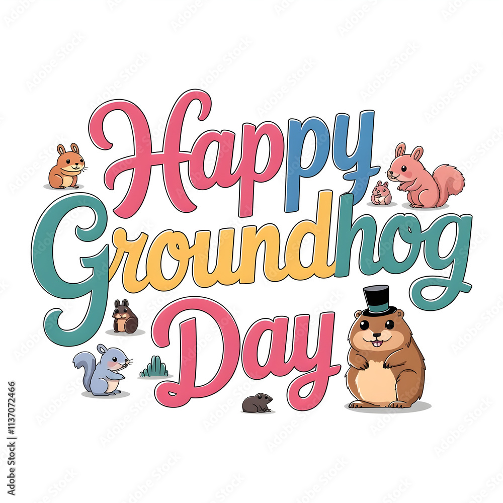Obraz premium Groundhog Day
