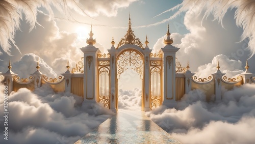 Heavenly Golden Gate to Paradise