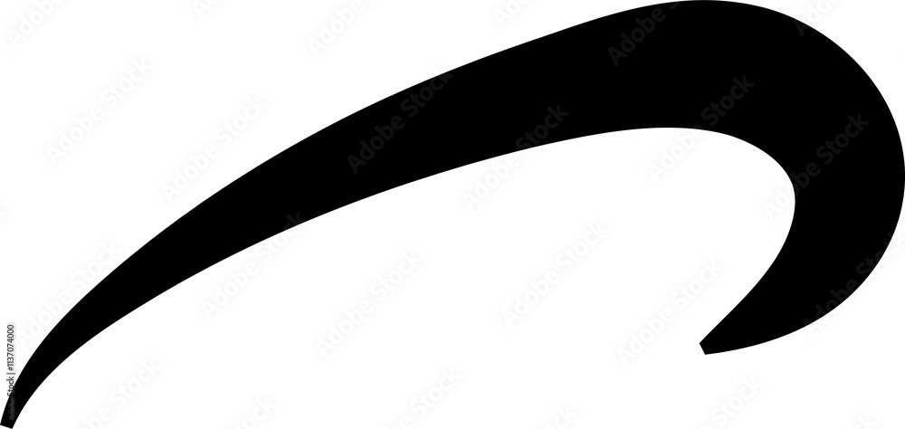 Bold curved lines. Elements for decoration Bold curved lines. Elements for decoration