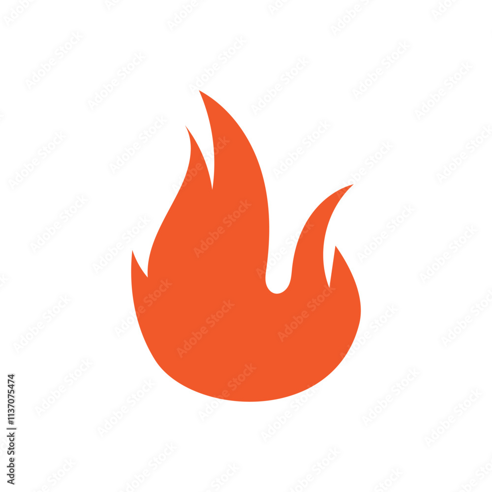 Fire logo design illustration and fire symbol Fire logo design illustration and fire symbol