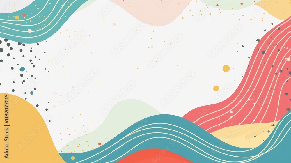 Abstract colorful waves and shapes creating a vibrant background design. Abstract colorful waves and shapes creating a vibrant background design.