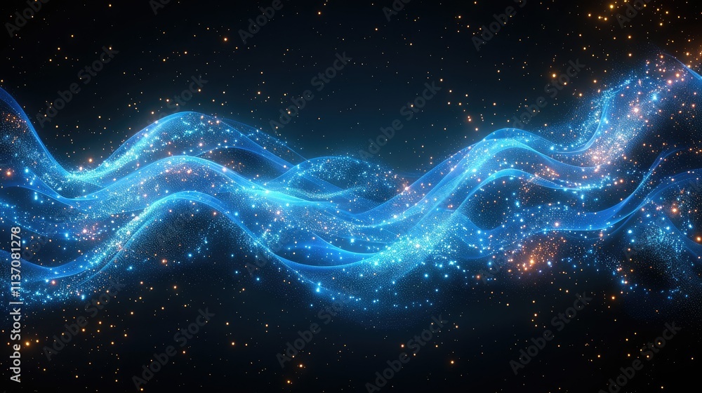 A vibrant, abstract representation of flowing energy in a cosmic backdrop. A vibrant, abstract representation of flowing energy in a cosmic backdrop.
