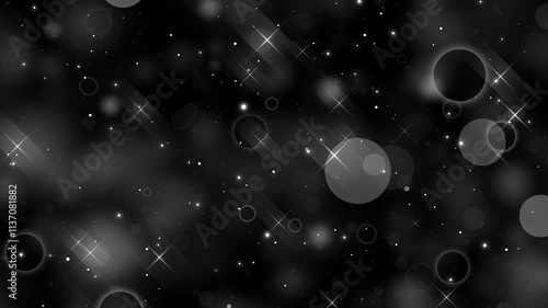 背景 キラキラ 輝きループ