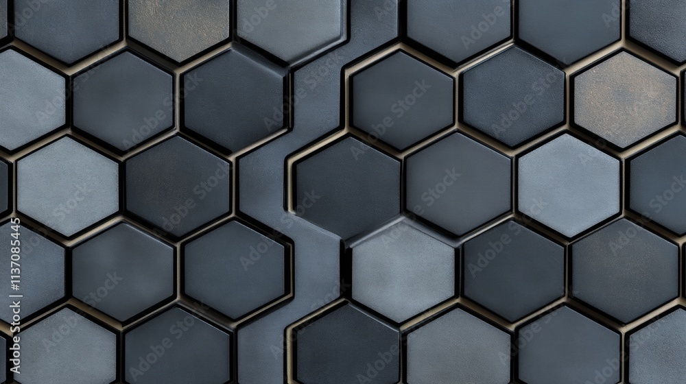 Abstract Hexagon Pattern Background Abstract Hexagon Pattern Background