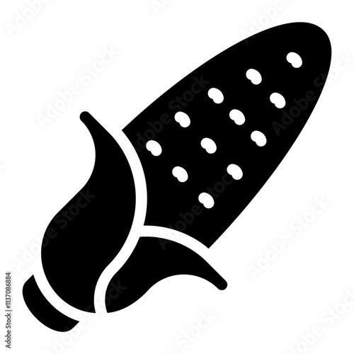 corn glyph icon