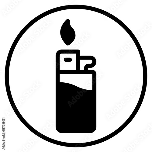lighter glyph icon