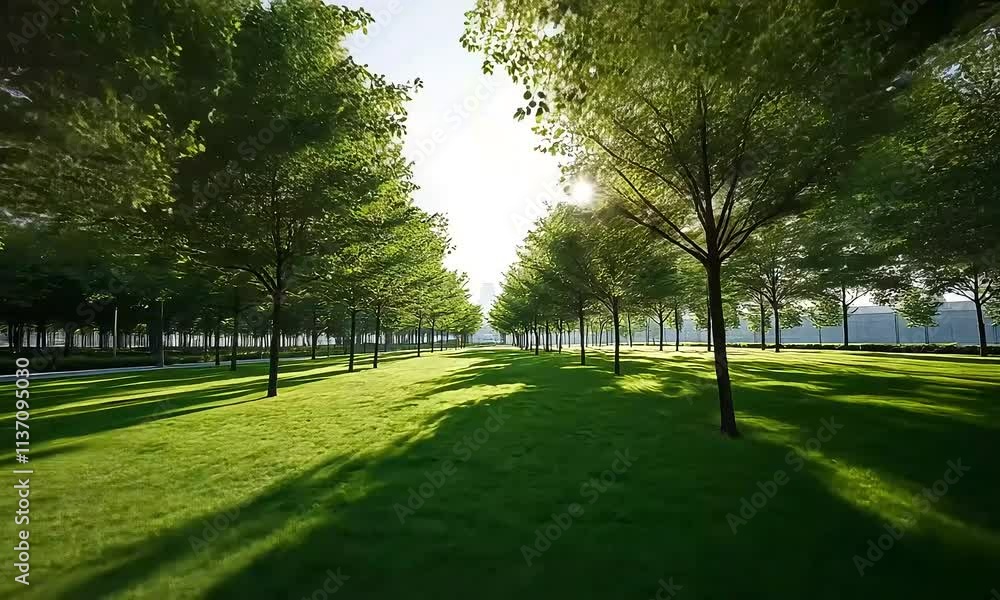 Serene Pathway Through Lush Green Trees in Bright Sunlight Creating a Tranquil Atmosphere for Nature Lovers and Outdoor Enthusiasts with ai generated. Serene Pathway Through Lush Green Trees in Bright Sunlight Creating a Tranquil Atmosphere for Nature Lovers and Outdoor Enthusiasts with ai generated.