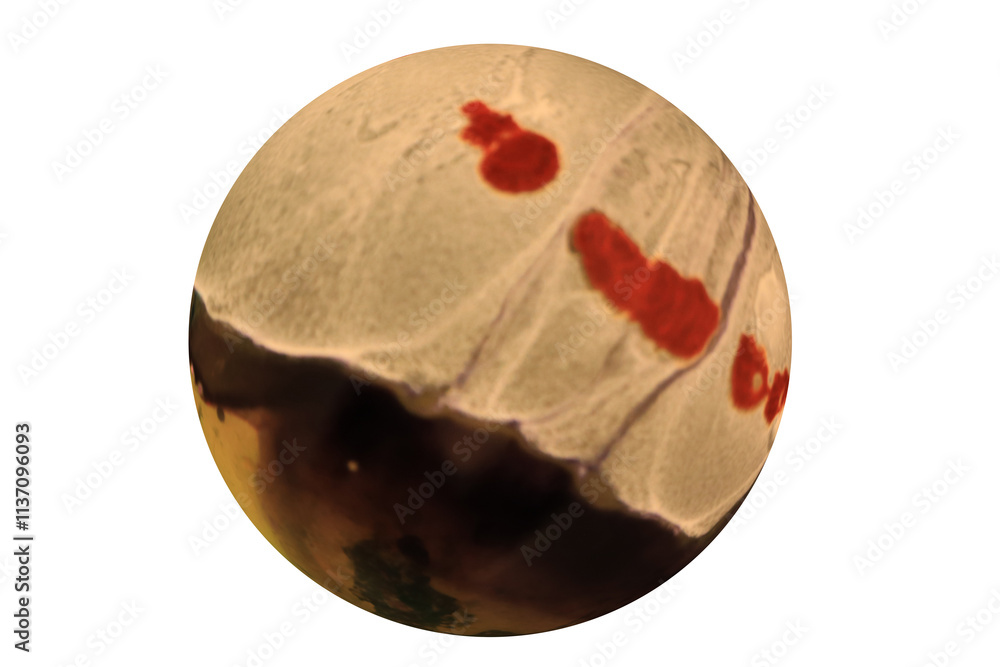 Fototapeta premium Planets for use in your photos or art images. Made from liquid art using water, paint, soap, oil and inks. Macro photos. Some images may show motion from reactions or stirring.