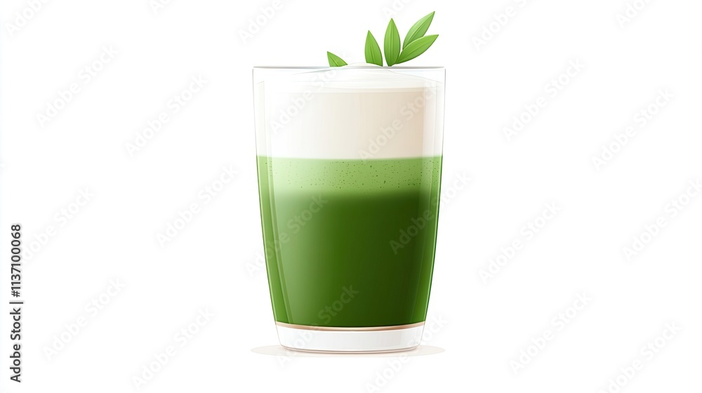 Refreshing Matcha Green Tea Latte with Creamy Foam, Perfect for a Healthy Lifestyle and Delicious Beverage Enjoyment on a Sunny Day Refreshing Matcha Green Tea Latte with Creamy Foam, Perfect for a Healthy Lifestyle and Delicious Beverage Enjoyment on a Sunny Day