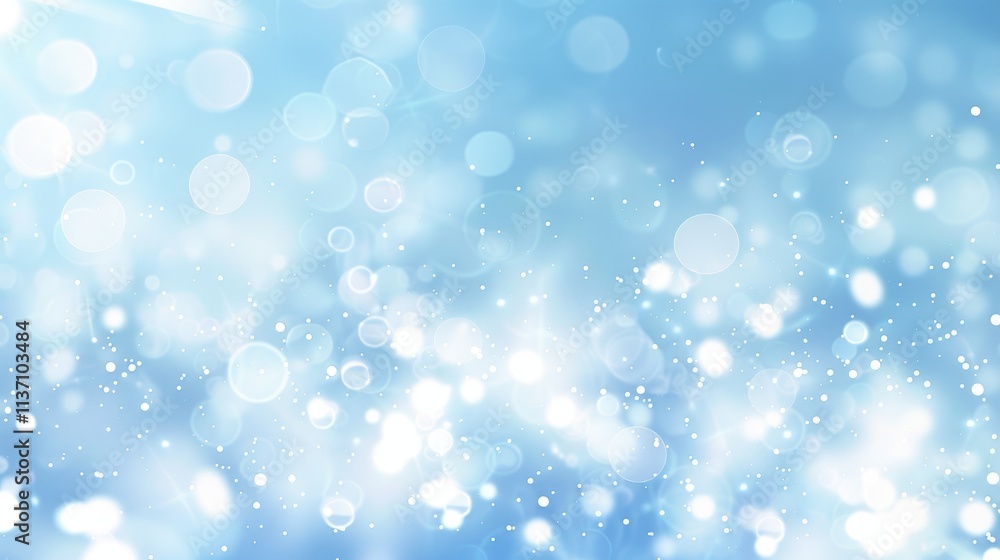A soft blue background with bokeh effects, creating a dreamy, ethereal atmosphere. A soft blue background with bokeh effects, creating a dreamy, ethereal atmosphere.