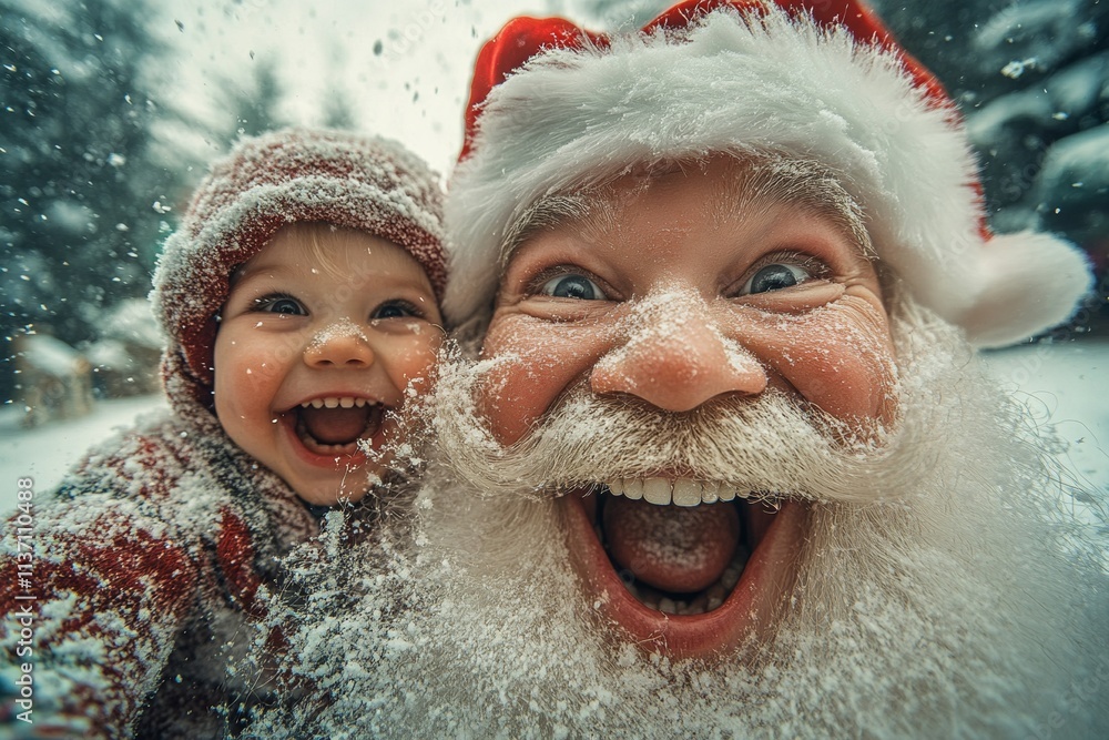 Festive season digital ads concept design illustration for print and internet use. Gleeful christmas, Ñute child boy happy with santa claus. Santa claus kids christmas. Holiday cheer photos. Festive season digital ads concept design illustration for print and internet use. Gleeful christmas, Ñute child boy happy with santa claus. Santa claus kids christmas. Holiday cheer photos.